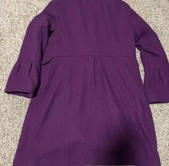Old Navy Women's Purple Bell Sleeve Fit & Flare Peacoat - Picture 6 of 6